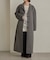 【Omekashi】ウールリバーロングコート
