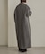 【Omekashi】ウールリバーロングコート