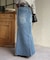 フリンジデニムマーメイドスカート