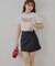 【Chico】ドットボックスミニスカート