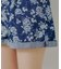 【Chico】フラワープリントデニムショートパンツ