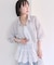 【mystic】シアーショートシャツ