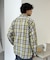 【CIAOPANIC TYPY】バスケット編みメッシュチェックシャツ
