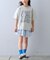 【CIAOPANIC TYPY】【KIDS】ムジ花柄ティアードスコート