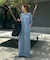 【CIAOPANIC TYPY】クルーネックロング半袖カットワンピース