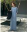 【CIAOPANIC TYPY】クルーネックロング半袖カットワンピース