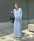 【CIAOPANIC TYPY】クルーネックロング半袖カットワンピース