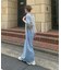 【CIAOPANIC TYPY】クルーネックロング半袖カットワンピース