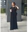 【CIAOPANIC TYPY】クルーネックロング半袖カットワンピース