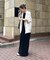 【CIAOPANIC TYPY】クルーネックロング半袖カットワンピース