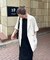 【CIAOPANIC TYPY】クルーネックロング半袖カットワンピース