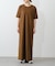 【CIAOPANIC TYPY】クルーネックロング半袖カットワンピース