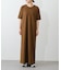 【CIAOPANIC TYPY】クルーネックロング半袖カットワンピース