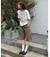 【CIAOPANIC TYPY】【UNISEX】ハーフスタッズカーゴパンツ