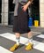 【CIAOPANIC TYPY】【UNISEX】ハーフスタッズカーゴパンツ