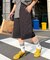 【CIAOPANIC TYPY】【UNISEX】ハーフスタッズカーゴパンツ