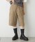 【CIAOPANIC TYPY】【UNISEX】ハーフスタッズカーゴパンツ
