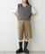 【CIAOPANIC TYPY】【UNISEX】ハーフスタッズカーゴパンツ