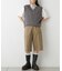 【CIAOPANIC TYPY】【UNISEX】ハーフスタッズカーゴパンツ