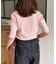 チャーム付きホルターネック5分袖プルオーバー