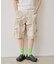 【Kastane】ルーズフィットフィールドカーゴショートパンツ