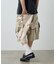 【Kastane】ルーズフィットフィールドカーゴショートパンツ