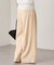 【Loungedress】2タックワイドパンツ