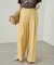 【Loungedress】2タックワイドパンツ