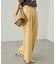 【Loungedress】2タックワイドパンツ