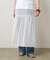 【SHENERY】2WAYレイヤードフレアスカート