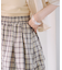 【Kastane】チェックバルーンミニスカート