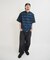 【WHO'S WHO gallery】メッセージプリント半袖シャツ