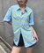 【WHO'S WHO gallery】メッセージプリント半袖シャツ