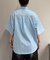 【WHO'S WHO gallery】メッセージプリント半袖シャツ