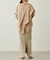 【Loungedress】リネンバックタイシャツ