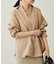 【Loungedress】リネンバックタイシャツ