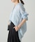【Loungedress】リネンバックタイシャツ