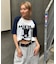 【WHO'S WHO gallery】シャーロットシアーラグラン 5分袖TEE