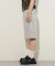 【WHO'S WHO gallery】スラッシュポケットスウェットハーフパンツ