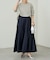 【Loungedress】パネルギャザースカート