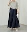 【Loungedress】パネルギャザースカート