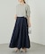 【Loungedress】パネルギャザースカート