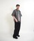【WHO'S WHO gallery】チェック半袖シャツ