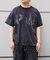【WHO'S WHO gallery】PWステンシルプリントポケットTEE