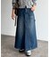 ストレッチデニムペインタースカート