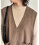 フェイクスエードベストセットニットワンピース