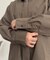 ストライプ柄タイ付ルーズシャツ