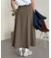ベルト付きプリーツスカート