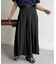 ベルト付きプリーツスカート