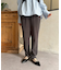 ラインカットテーパードパンツ
